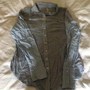 Thrifted Free People Button Down